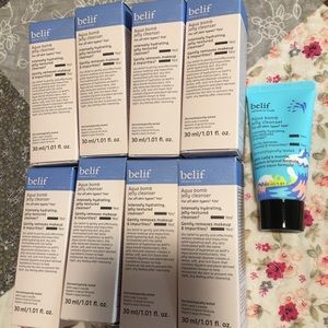 8 Belif travel size aqua bomb jelly cleanser 30ml